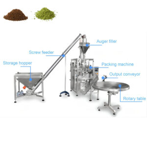 Vertikale Form-, Füll- und Versiegelungsmaschine für Pulver